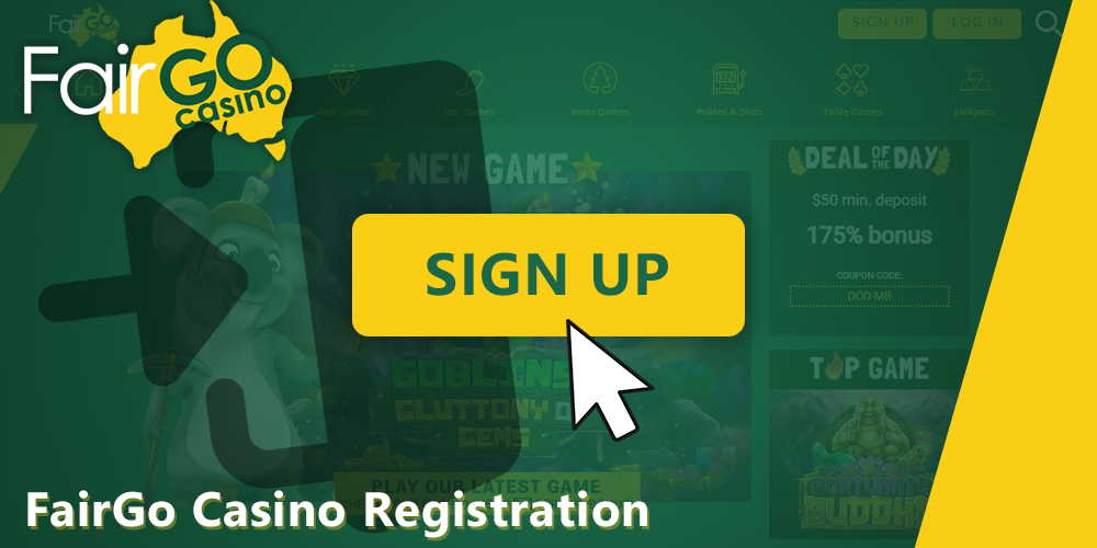 Registration at Fair Go casino